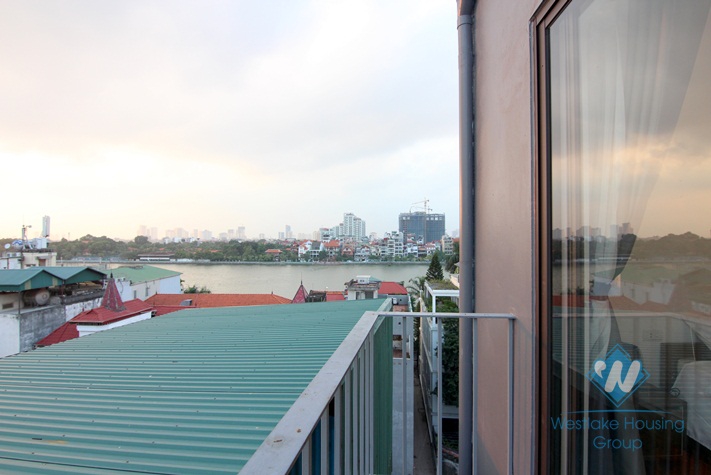 Brand new two bedrooms apartment for rent in Nghi Tam village, Tay Ho, Ha Noi